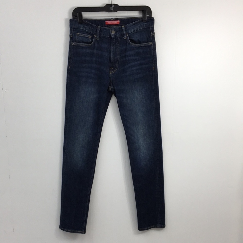 DENIM SOURCE Men's Dark Wash Blue Jeans Size 31x30 EXCELLENT Condition
